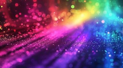 neon rainbow background overlay