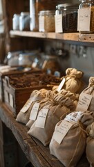 A hand-written price label on a homemade item, adding a personal touch to a local craft store's wares