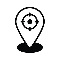 Download this premium icon of location target