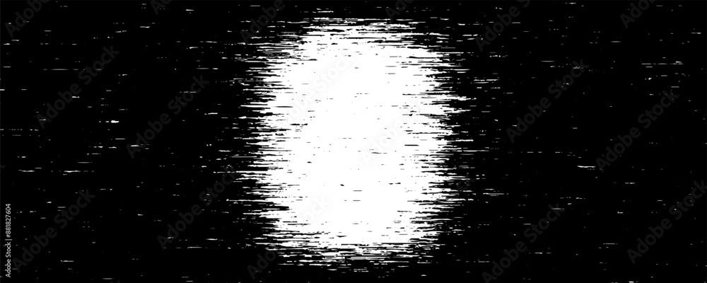 Aufkleber black round texture or pattern background. futuristic glitch virus. visualization of big data. monoc
