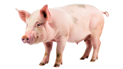 PNG Image of a farm pig