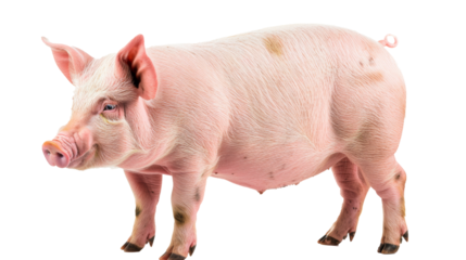 PNG Image of a farm pig