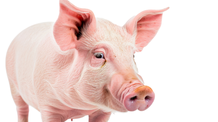 PNG Image of a farm pig