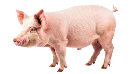 PNG Image of a farm pig