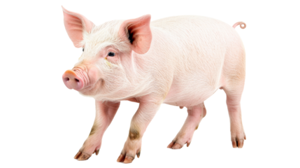 PNG Image of a farm pig