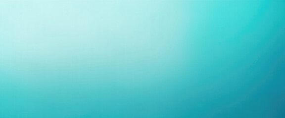 Obraz premium Cyan White blue and teal blurred noise texture Dark grainy gradient background