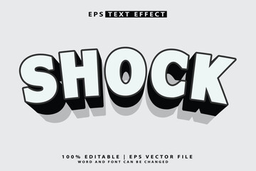 Shock 3d Editable Text Effect