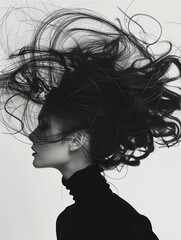 Fototapeta premium High fashion portrait, avant-garde