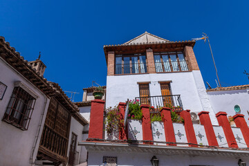 The decored houses in Albaicin © Rui Vale de Sousa