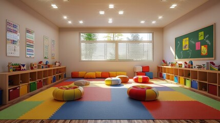 Daycare Center: Offering a safe haven for young children to learn, play, and grow with educational activities and social interaction.
