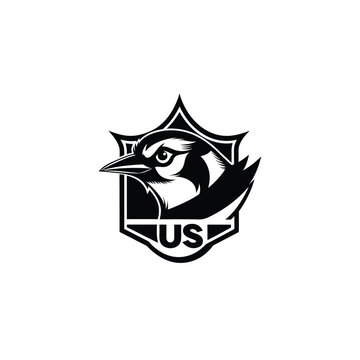 recommend clip art: Kokanee Kookaburra head Icon silhouette vector illustration