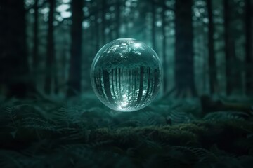 A supernatural scene features a mystical arena where the winner is crowned beneath a canopy of luminescent trees and holographic fireworks that light up the sky