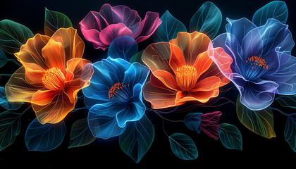 Obraz premium colorful flower arrangement