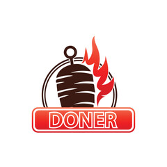 Doner logo design, kebab logo design