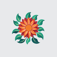 Flower collection vector illustration