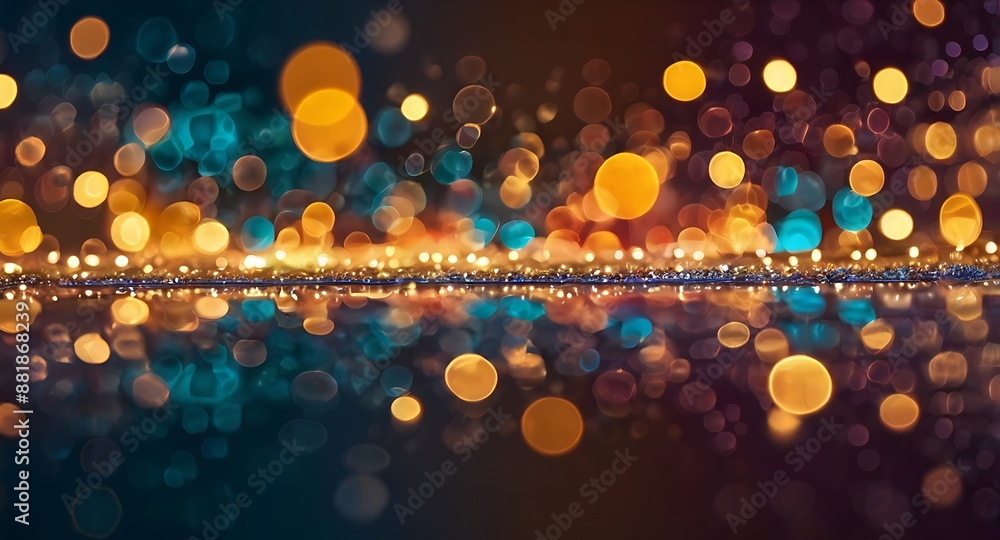 Poster Abstract background bokeh