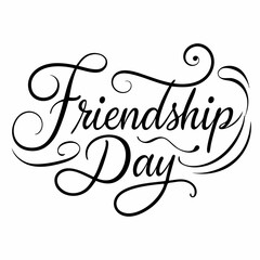 friendship-day typography vector design
