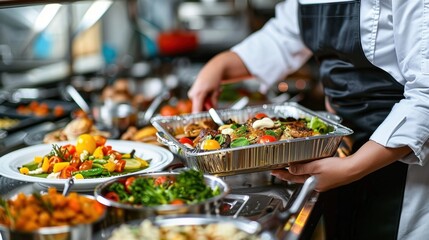Catering Service: Specializing in event catering, providing personalized menus for parties, corporate functions, and special events, ensuring memorable dining experiences.
