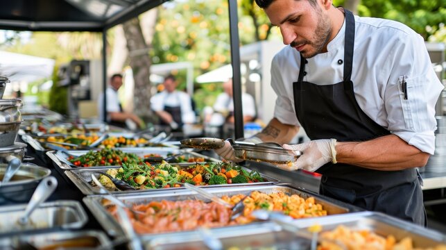 Catering Service: Offering tailored food and drink solutions for events, parties, and corporate gatherings, with a focus on customizable menus and exceptional service.
