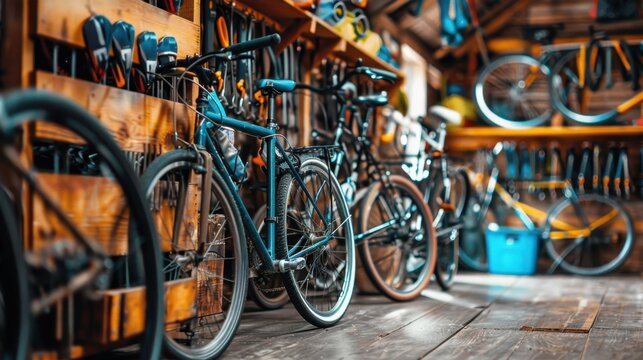 Bicycle Repair Shop: Your trusted partner in bike care, offering comprehensive repair and maintenance services such as tune-ups, part replacements, and tailored customizations.