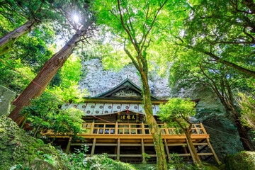 夏の文殊仙寺　大分県国東市　Monjusenji temple in summer. Oita Pref, Kunisaki City.