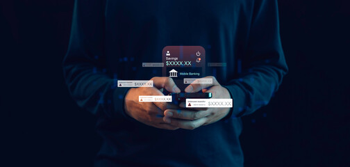 a mobile phone and viewing messages on mobile phone, SMS Notifications and spam messages on mobile...