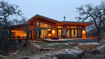 a green home and environmentally friendly construction