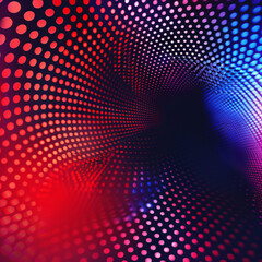 Obraz premium Circles texture pattern background. red and blue abstract 3D background with rounds, textured geometric backdrop. Geometric shapes overlap creating harmonious abstract composition. 