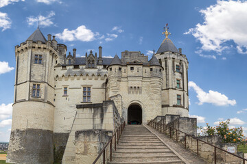 Saumur Castle, on the banks of the Loire River