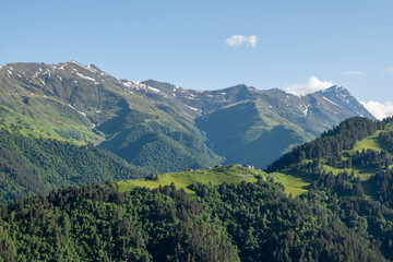 landscape in the mountains