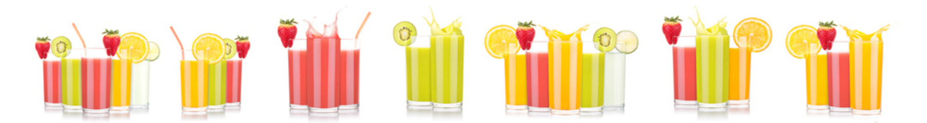 Colorful Summer Drinks with Fruits for a festive touch at your party or barbecue