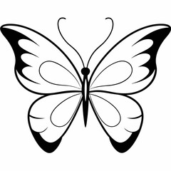 Butterfly Icon Vector Illustration - Exquisite Butterfly Art Design