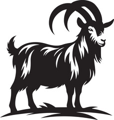 Goat vector style art illustration design