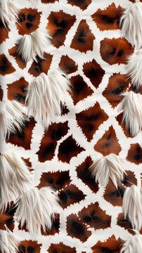 close up of jiraffe pattern animal print