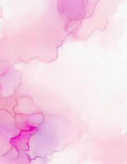 abstract watercolor background - abstract light pink and white splashes background - Generative AI