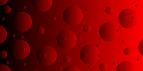 Abstract background black and red bubbles, vector. bright oily drops in water with colorful background, Abstract red Flickering Lights, bright oily drops in water with colorful background.