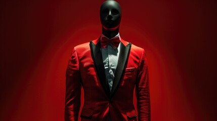 Mannequin in Red Tuxedo