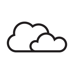 Cloud vector icon design template