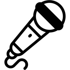 Vector Icon Microphone, Music, Singer, Sing, Speaker, Karaoke