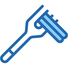 Vector Icon Italian Fork, Italian Food, Pasta, Food And Restaurant, Dish