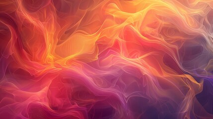 Obraz premium Swirling fog patterns in warm colors blending into a soft gradient background