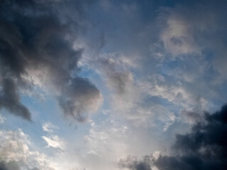 clouds thick clouds sun peeping throw clouds