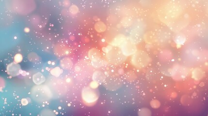 Fototapeta premium Blurred textures and pastel hues with shimmering effects creating an abstract background