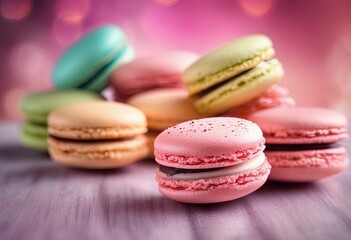 Obraz premium Colorful Macarons