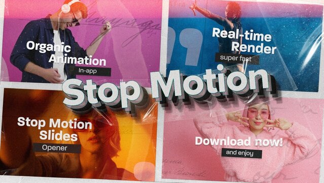 Stop Motion Slideshow - Dynamic Handcrated Frame By Frame Opener