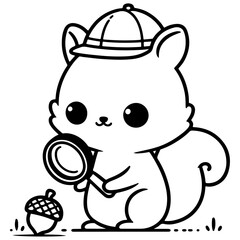 Cute Animals Doodle Vector Illustration Set with Fun Characters, Adorable Animal Characters Silhouette Vector Collection, Playful Animals Doodle Line Art Set for Creative Designs