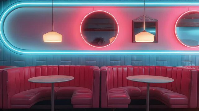a jukebox diner booth with vinyl seating