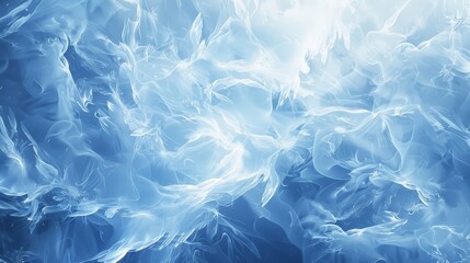 Obraz premium Striking design with lightning-like patterns in blue and white soft gradients