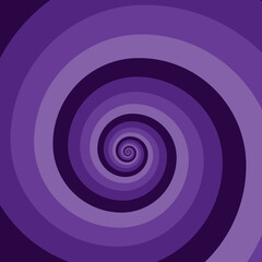 Artistic spiral shape. Vector drawing