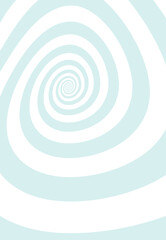 Artistic spiral shape. Vector drawing